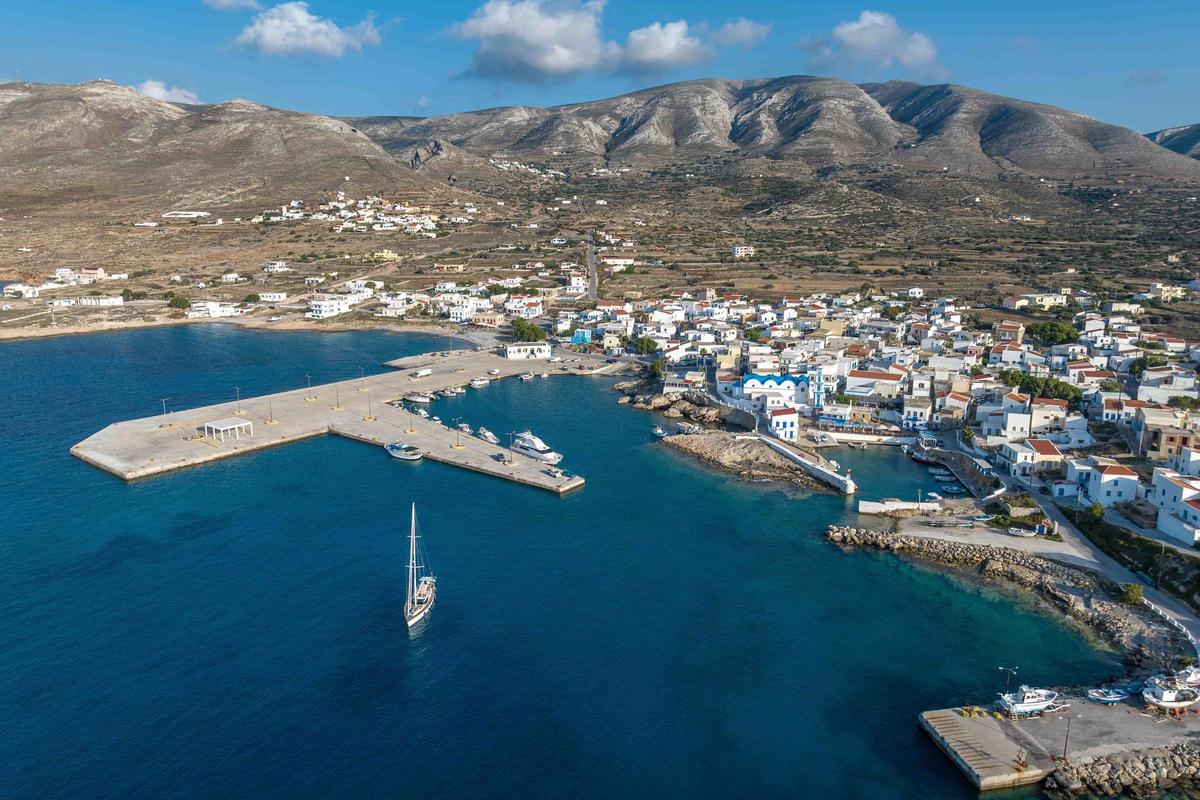 Una imagen de la isla griega de Kasos.