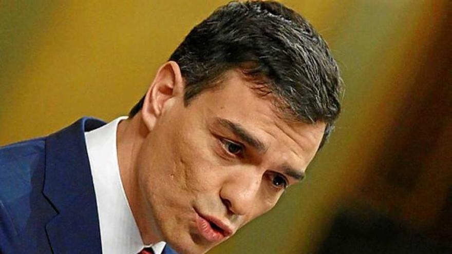 El socialista Pedro Sánchez