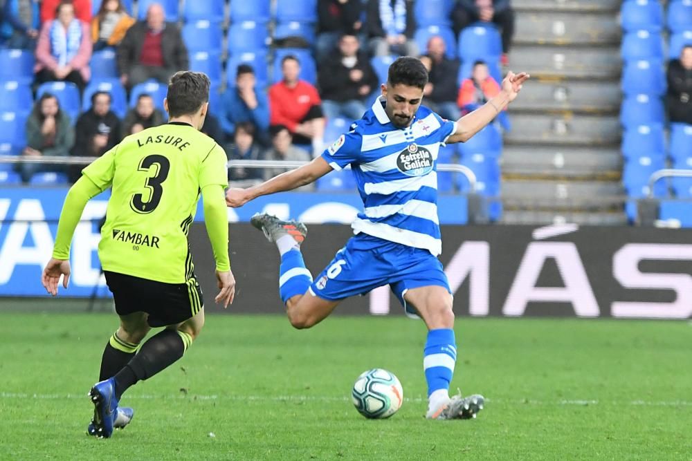 El Dépor cae 1-3 ante el Zaragoza