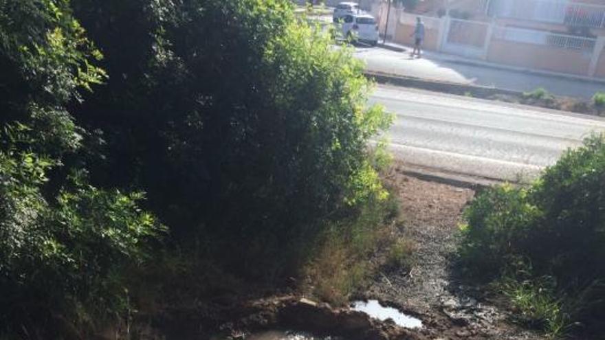 Un río de aguas mal depuradas acaba en la playa des Capellans