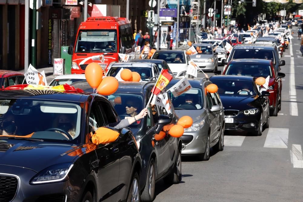 Miles de murcianos protestan en las calles contra la ley Celaá