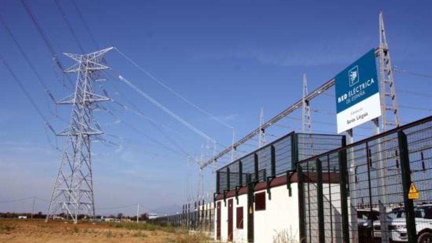 La subestació de la MAT dels 400 kV a Santa Llogaia