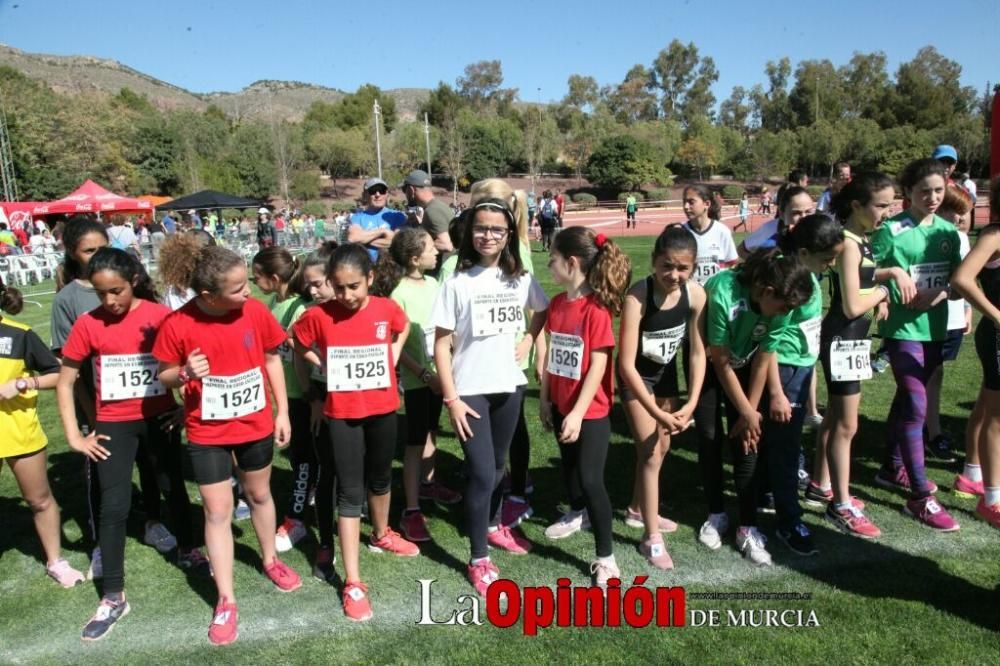 Final Cross Escolar de Lorca. Alevín femenino