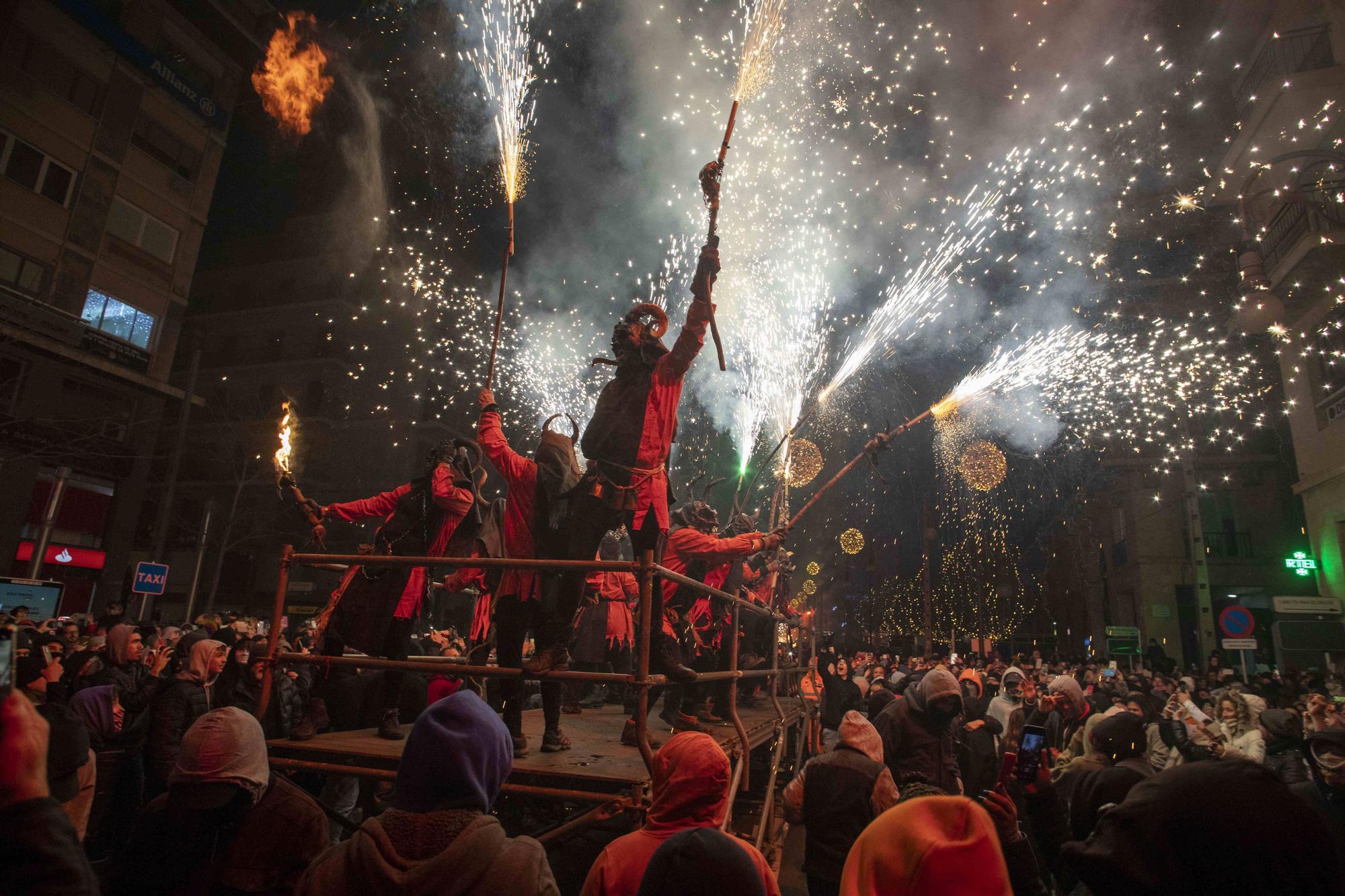 Sant Sebastià 2023: El Correfoc regresa para encerder Palma