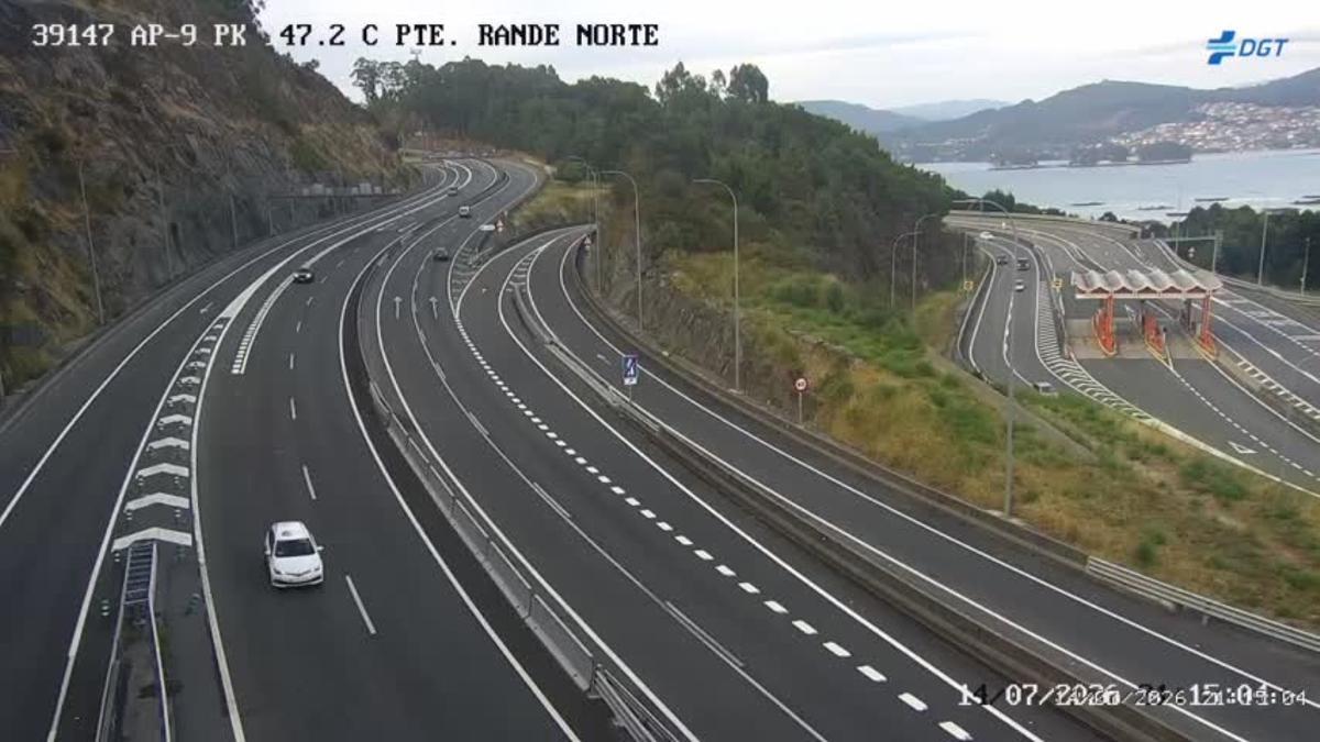 Una ciudad paralizada por el España-Francia: así están las carreteras de Vigo y su área