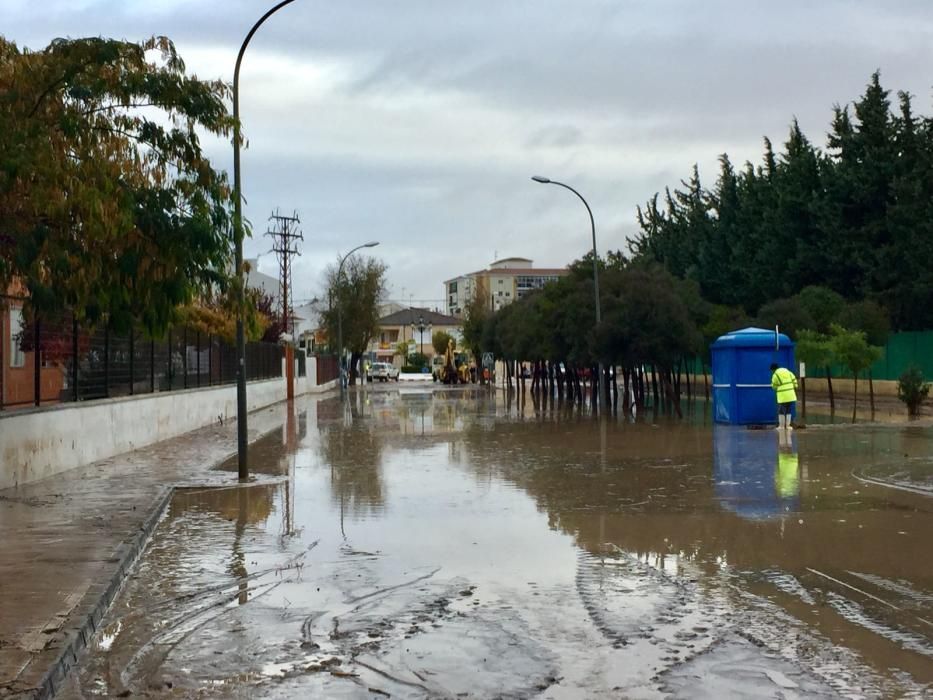 Efectos de la lluvia en Campillos