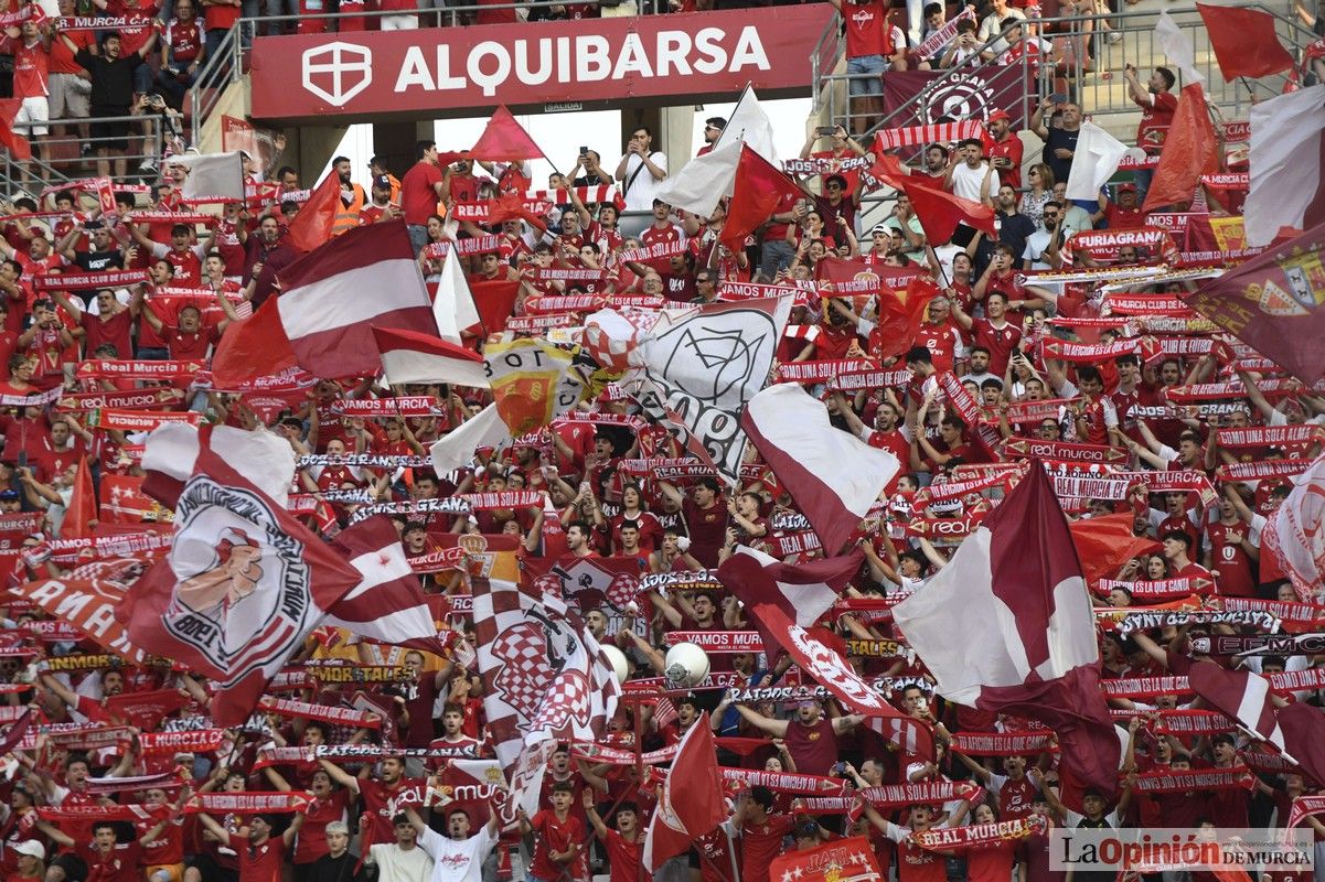 Así fue el encuentro del play off del Real Murcia y el Nástic en la lucha por el ascenso