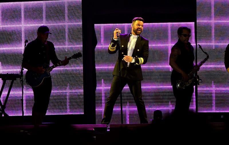 Ricky Martin, en concierto