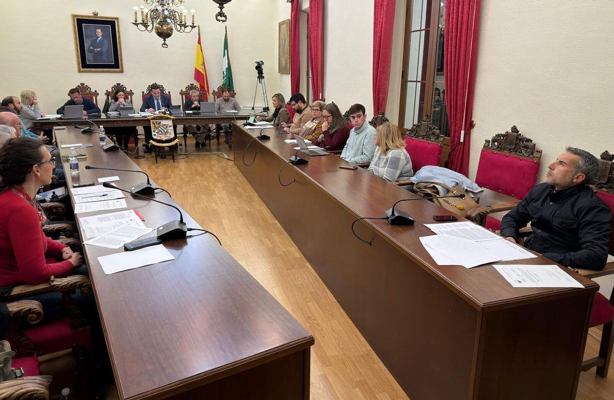 Pleno de enero en el Ayuntamiento de Priego de Córdoba.