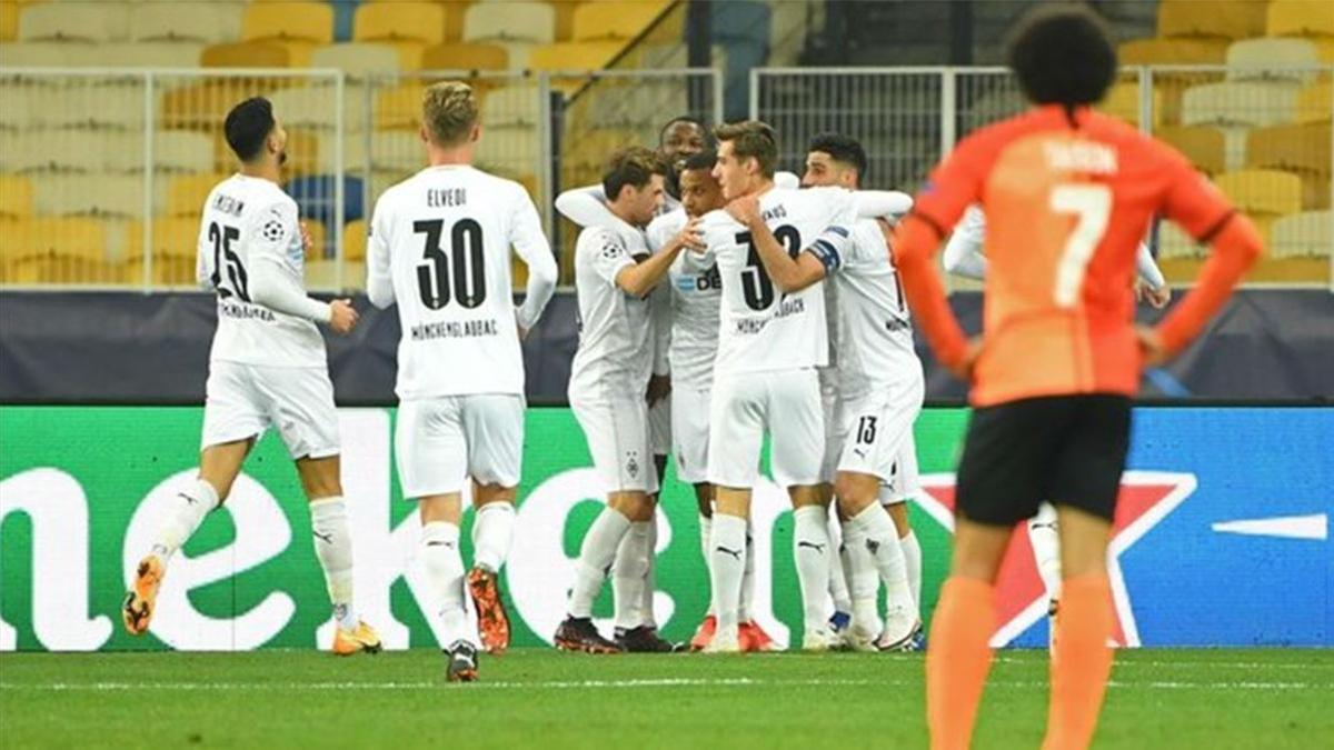 Goleada del Gladbach al Shakhtar Donetsk