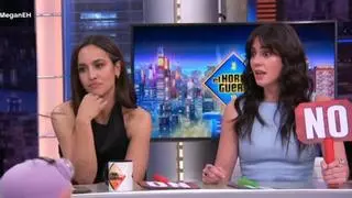 Megan Montaner y Eva Ugarte se someten al 'test del buen ex' en 'El Hormiguero': "Estas cosas hay que afrontarlas"