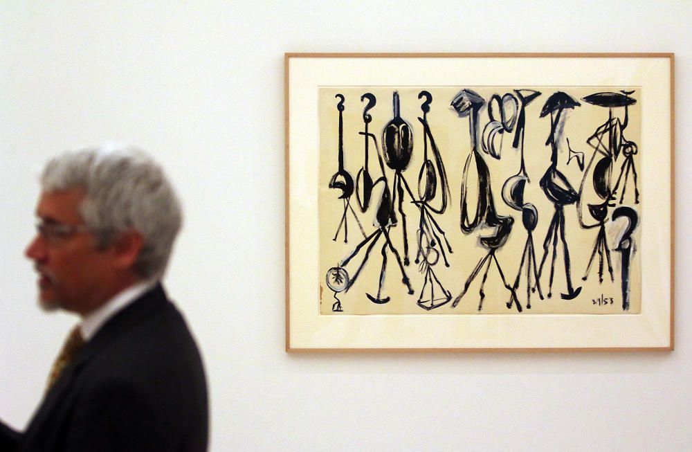 'Mural', de Pollock, en el Museo Picasso de Málaga