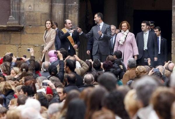 Fotogalería: Los Príncipes de Asturias, en Alcañiz y Caspe.