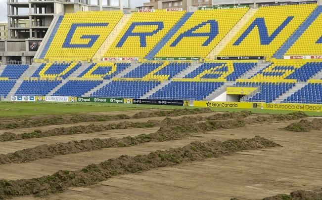 PREPARANDO EL CESPED PARA LA PROXIMA TEMPORADA