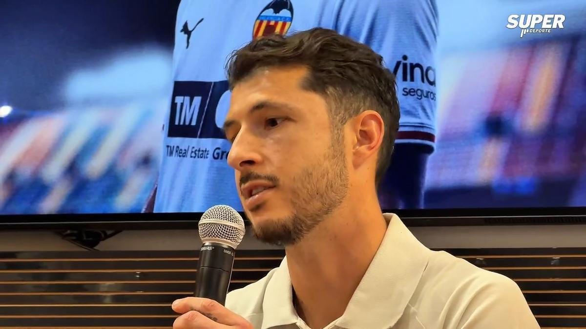 Guido Rodíguez habla de Mestalla y del Nou Mestalla en su presentación
