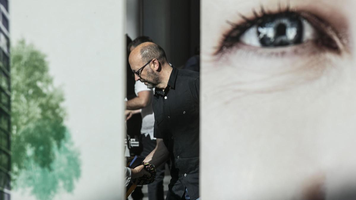 Imagen de archivo del empresario audiovisual, Francis Puig, en la Ciudad de la Justicia de València.