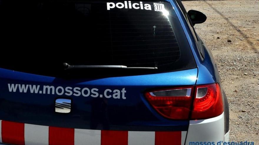 Imatge d&#039;un cotxe de Mossos