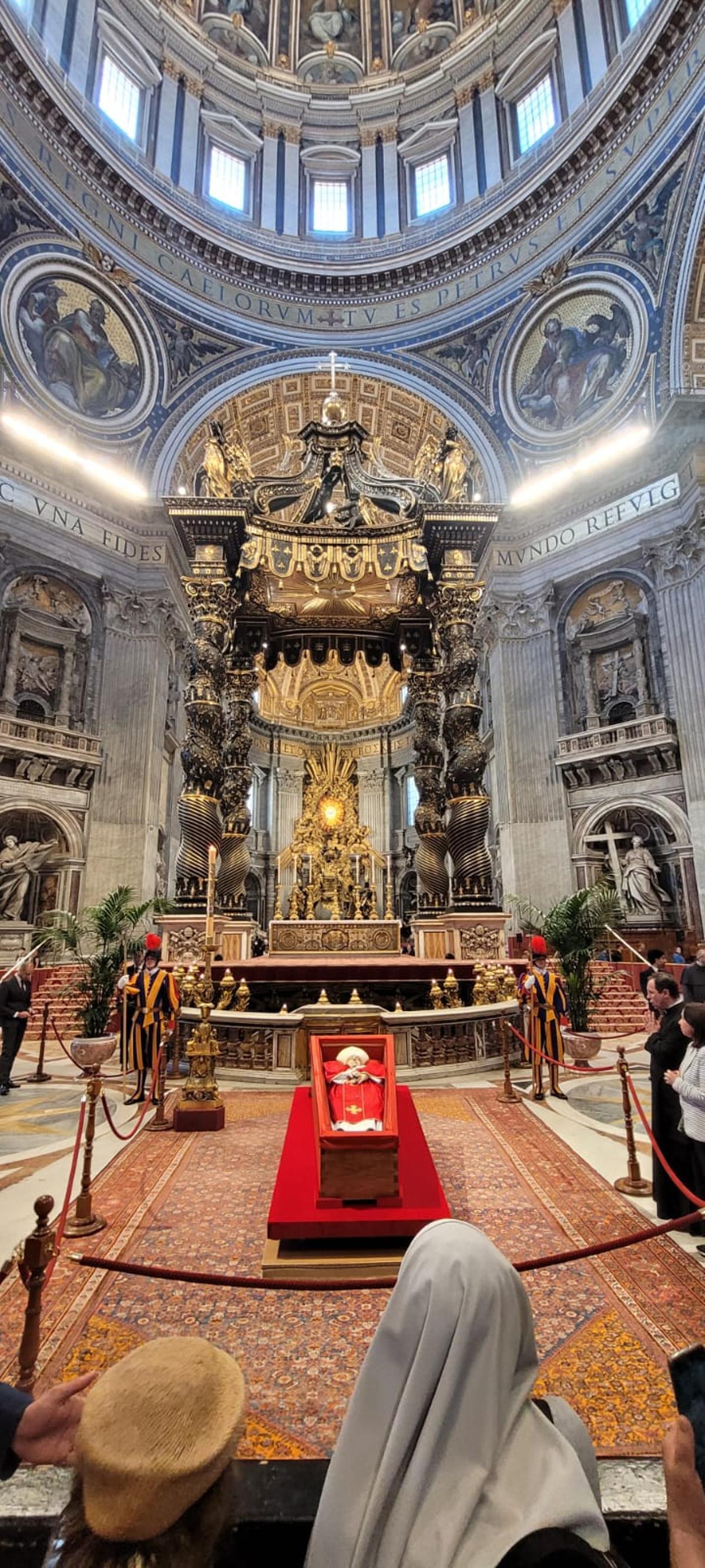 Capilla ardiente del papa Francisco