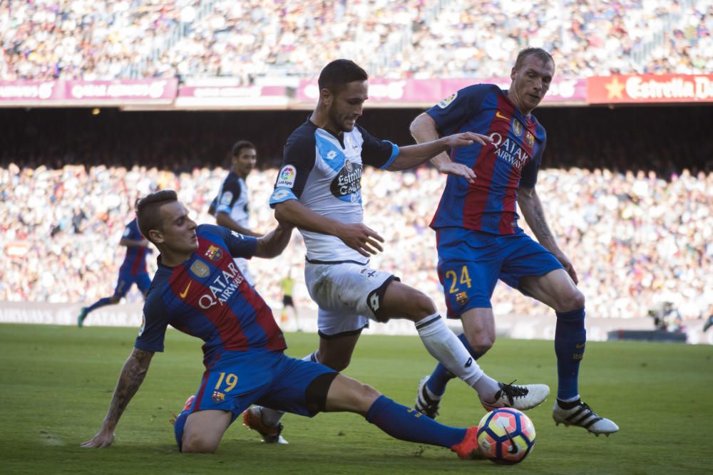 El Deportivo cae goleado ante el Barcelona