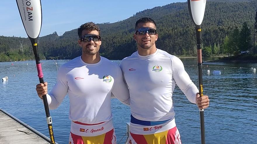 Carlos Garrote, en la final B de la Copa del Mundo de Piragüismo en K-2 500