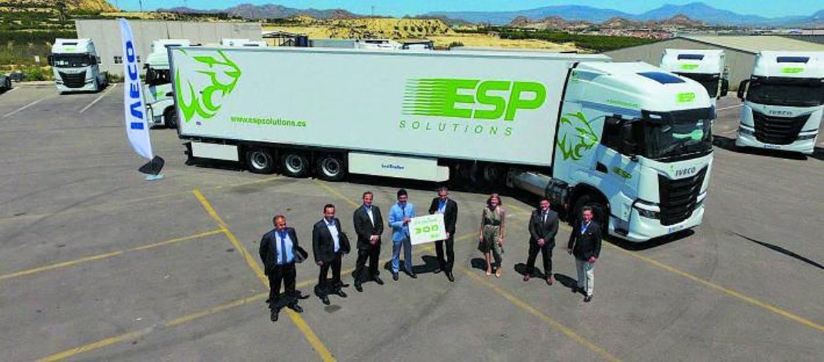 Ginés Huertas Industriales entrega la mayor flota de camiones propulsados por gas natural en Europa de este año