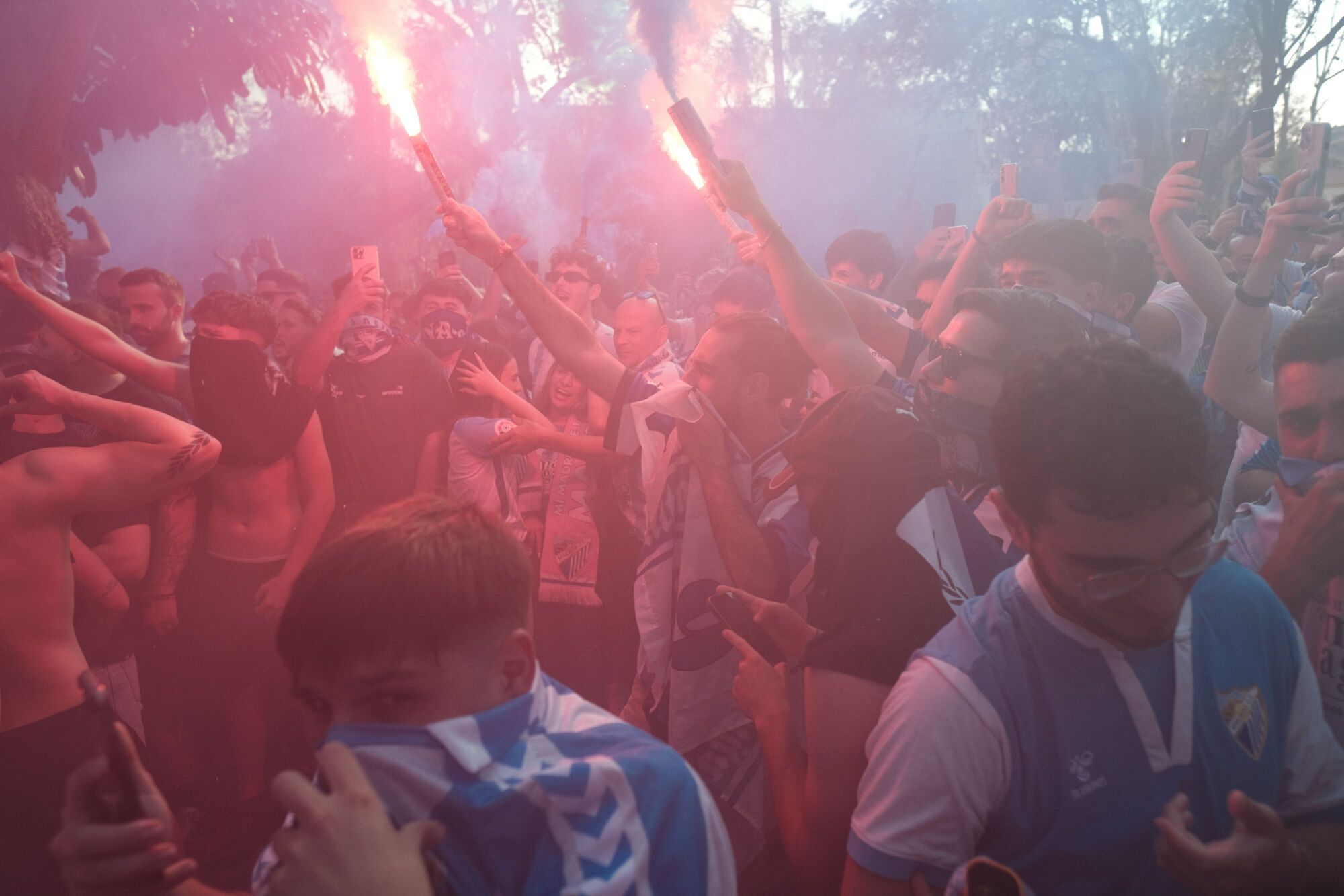 Recibimiento al Málaga CF
