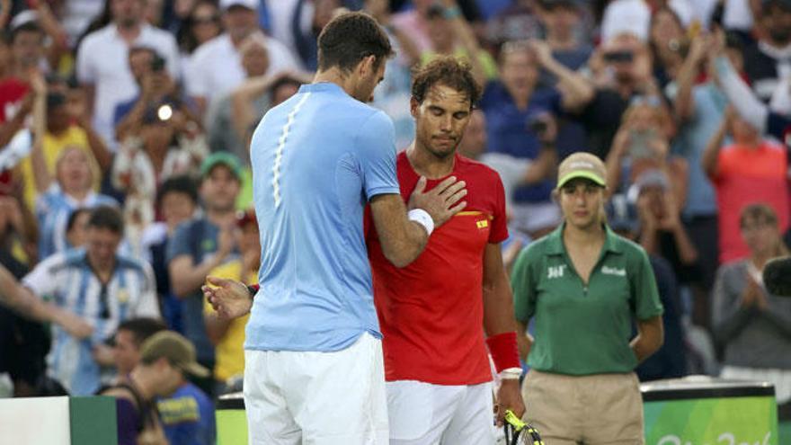 Nadal cayó en semifinales ante Del Potro.