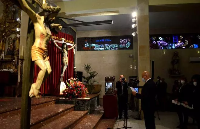 Semana Santa Benavente 2024: El Cristo de las Ánimas procesiona por primera vez con la Cofradía del Silencio
