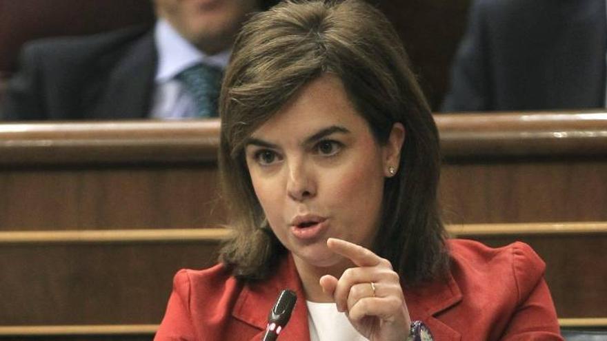 Santamaría, tras una acusación del PSOE: &quot;En mi puta vida he cobrado un sobre&quot;