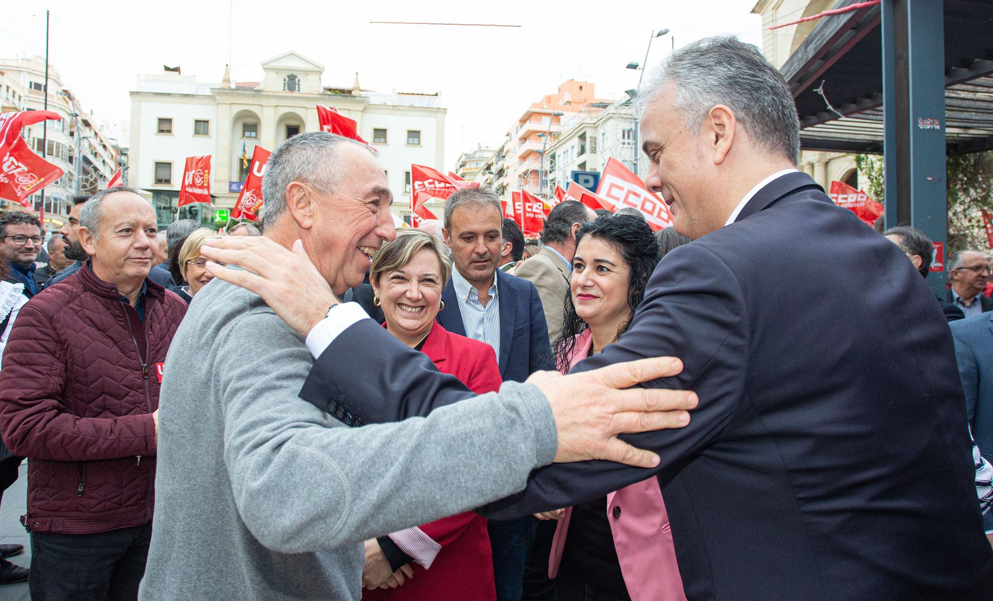 Concentración para reclamar una financiación justa para la provincia de Alicante