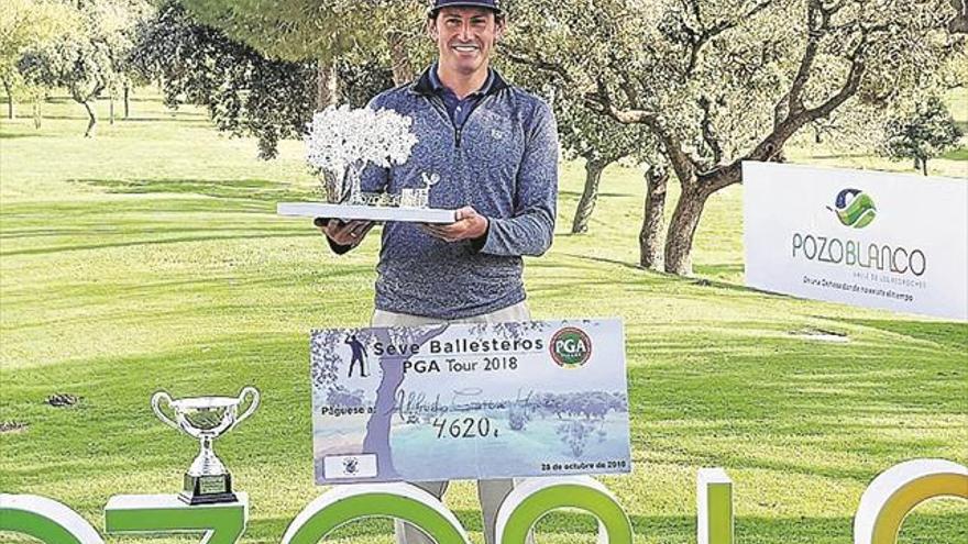 Alfredo García, ganador del March-Play PGA de España disputado en Pozoblanco