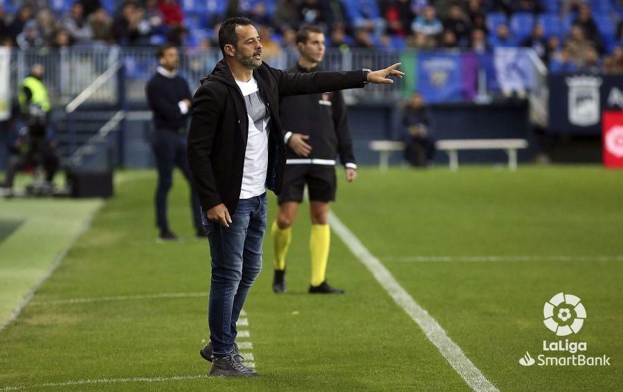 Partido del Málaga CF - Fuenlabrada en La Rosaleda.