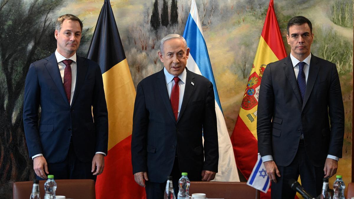 Netanyahu advierte a España y Bélgica que los terroristas del Hamas se esconden en civiles.
