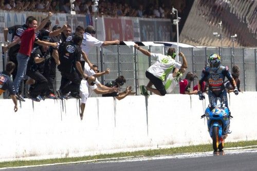 Imágenes de la carrera de Moto3 del GP de Catalunya.
