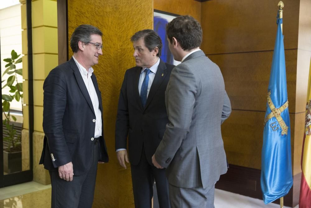 Albert Rivera con Javier Fernández