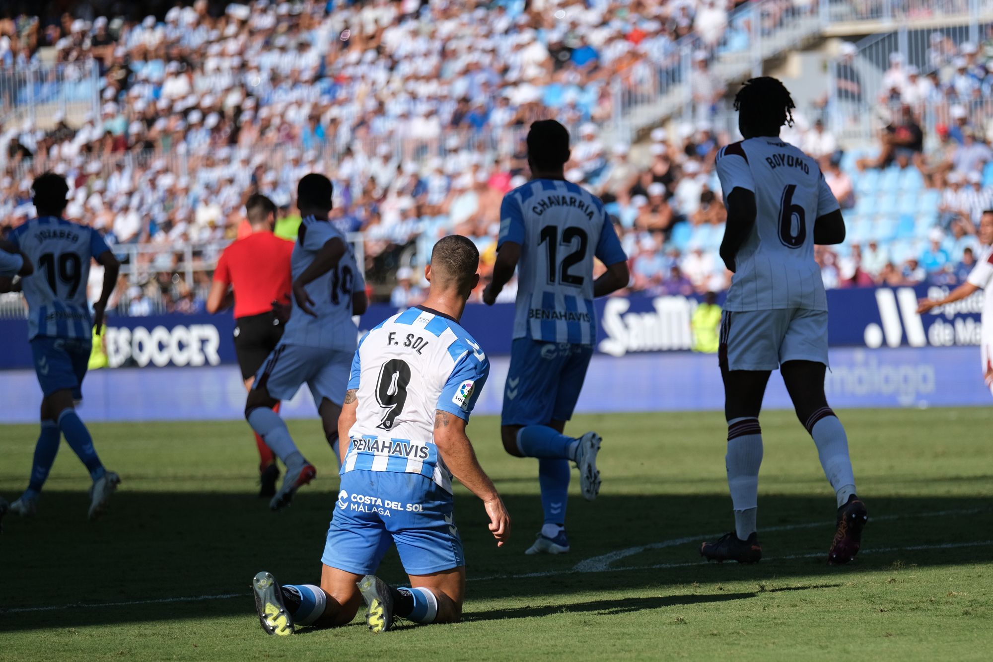 El Málaga CF - Albacete Balompié, en imágenes