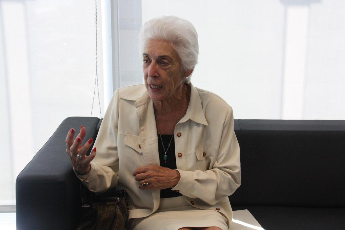 Imatge de Josefina Castellví aquest dilluns en la presentació del Congrés Nacional de la Gent Gran  Data de publicació: dilluns 29 de setembre del 2014, 16:56  Autor: