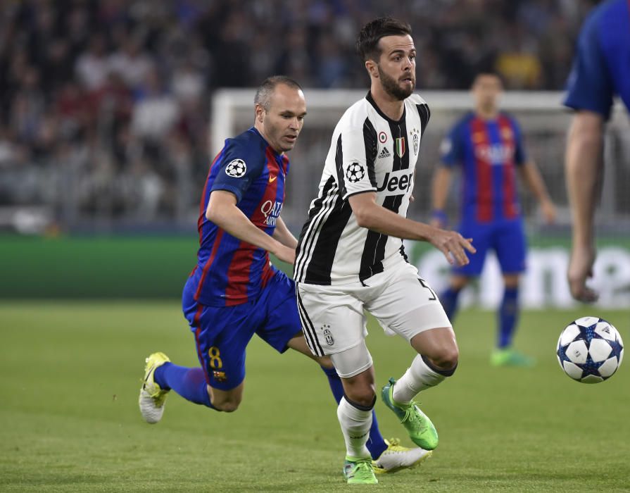 Las mejores imágenes del Juventus - Barça de Champions.