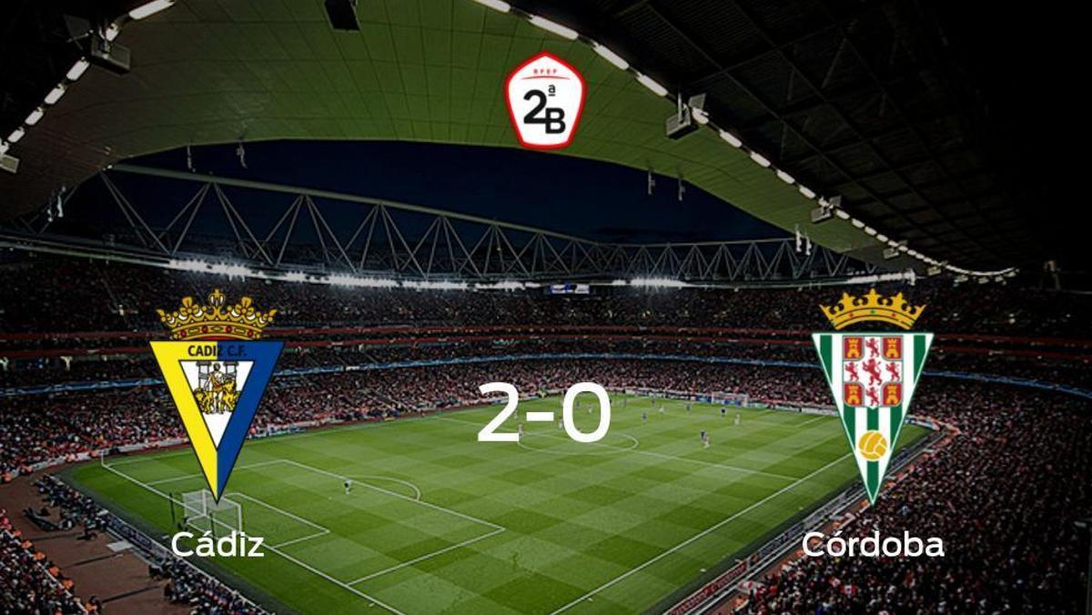 El Cádiz B vence en casa al Córdoba por 2-0