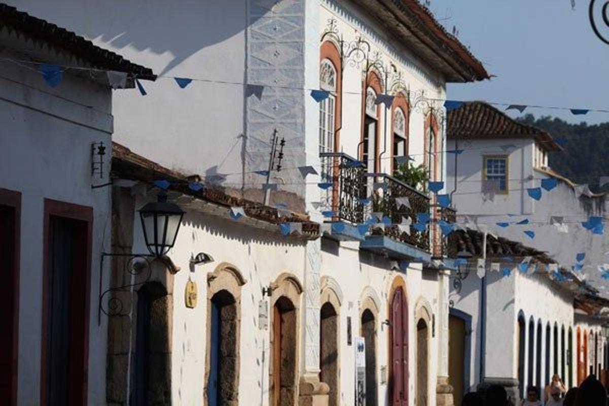 Coloridos edificios coloniales en Parati, en el estado de Río de Janeiro.