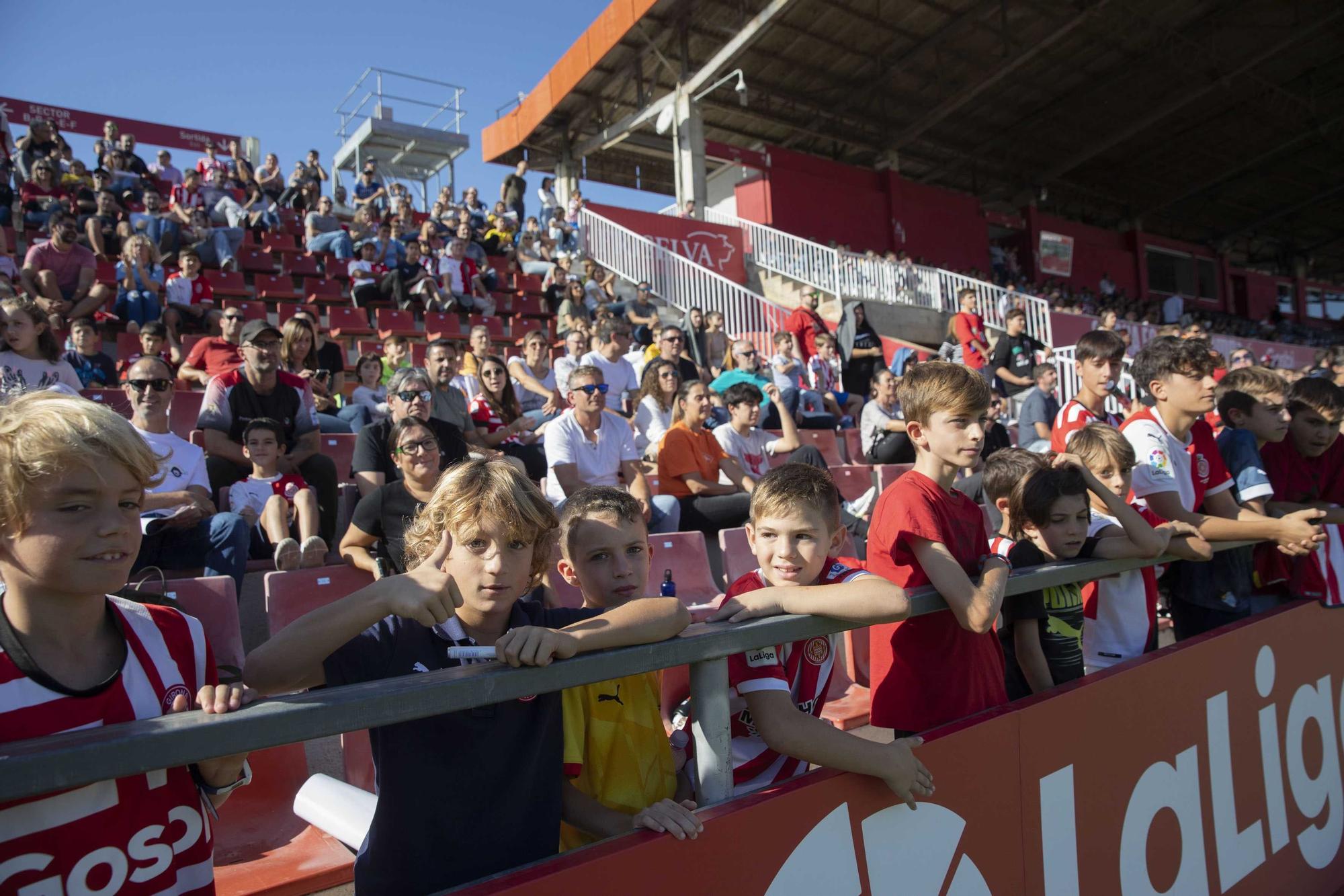 Entrenament obert del Girona FC a Montilivi per les Fires de Girona