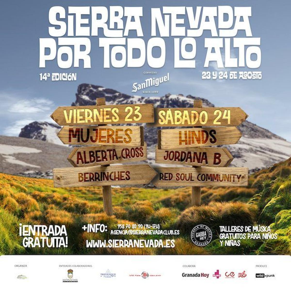 FESTIVAL SIERRA NEVADA Festival ‘Por todo lo alto’ los conciertos