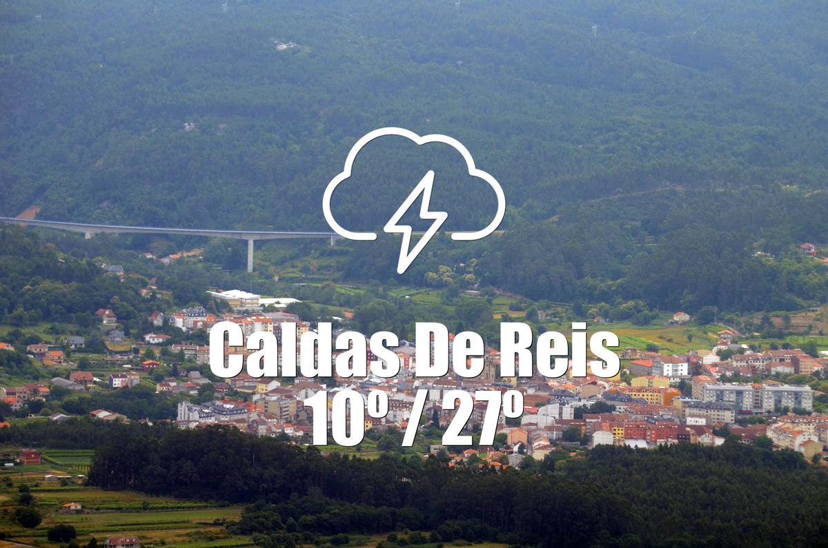 El tiempo en Caldas de Reis: previsión meteorológica para hoy, domingo 26 de abril