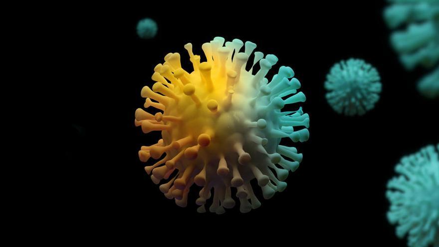 El coronavirus en 3D.