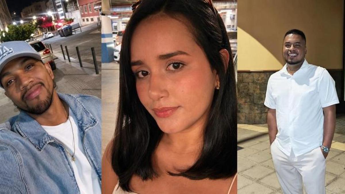 De izquierda a derecha, Jhon Alexander Salazar, Diana Marcela García y Luis Carlos Torres Gómez