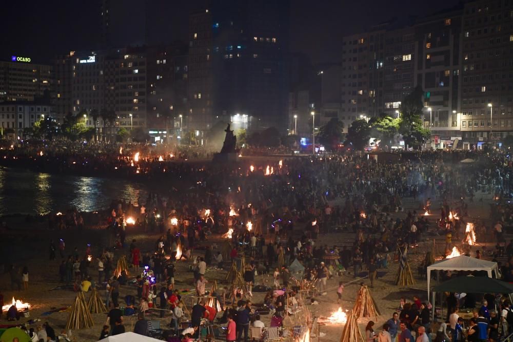 San Juan A Coruña 2019 | Las hogueras queman los malos augurios en la noche más corta del año