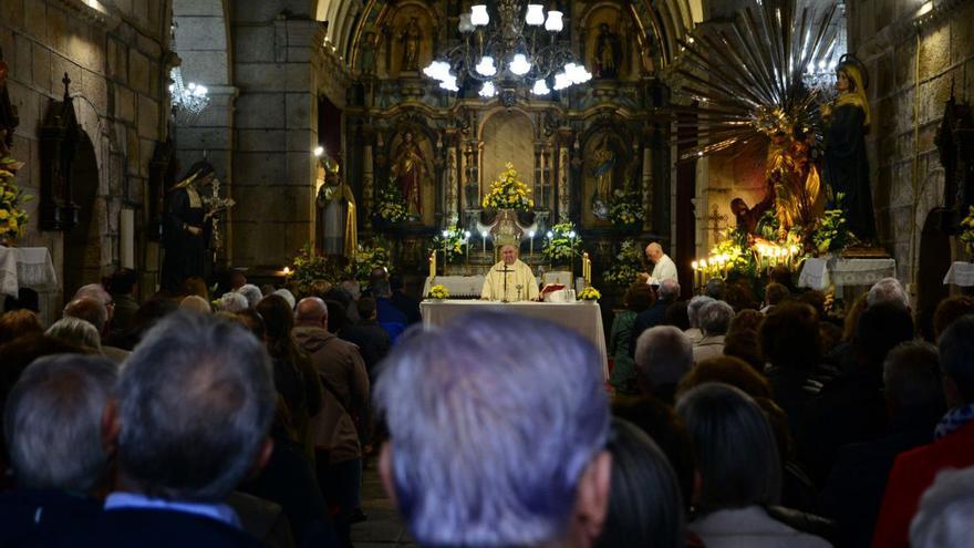 El mal tiempo deja a Moaña y Bueu sin las procesiones en honor a San Martiño