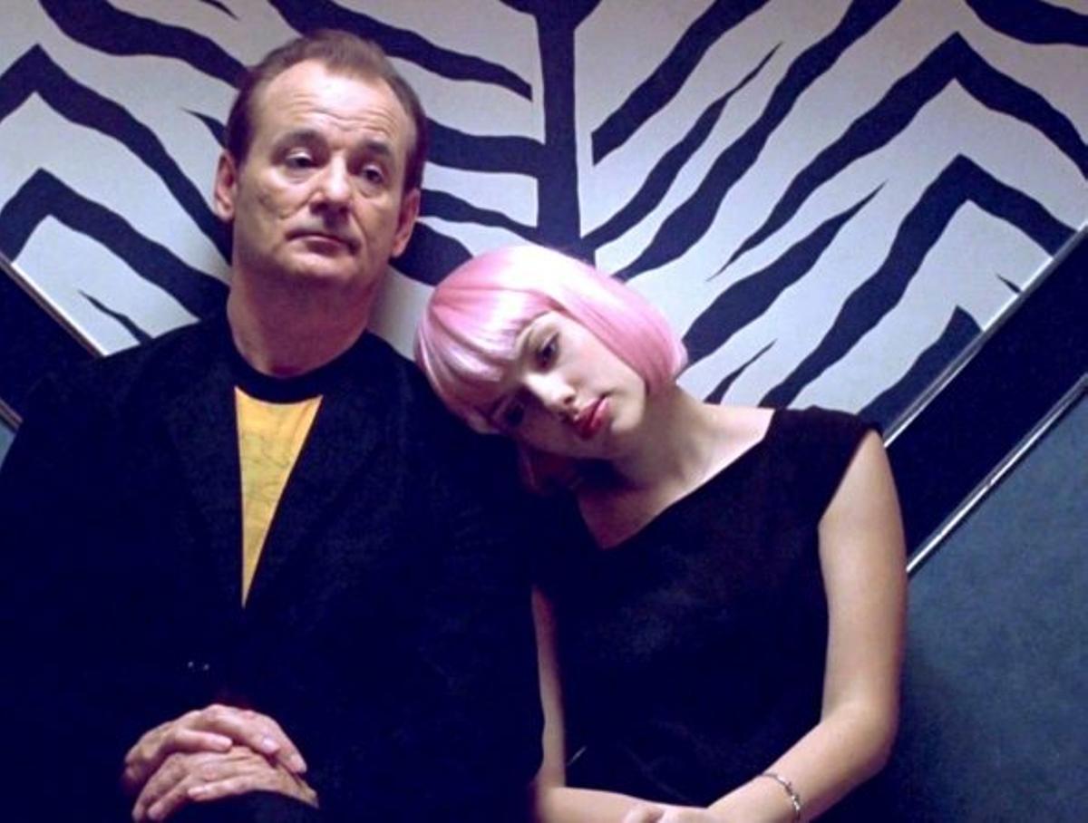 Bill Murray sufre Tokio y la andropausia en 'Lost in translation'.