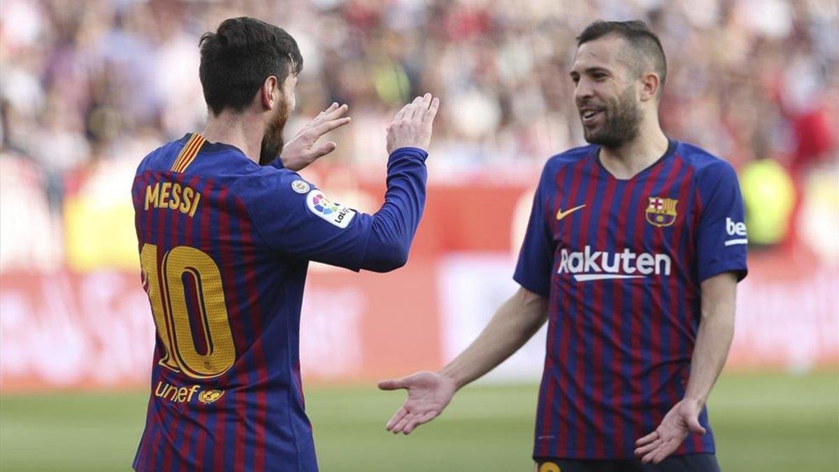 Messi y Alba forman un tandem imparable