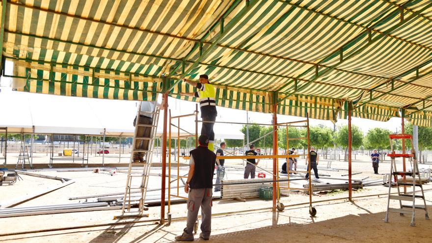 El Ayuntamiento se planteará una reordenación de El Arenal si sigue el descenso de casetas en la Feria de Córdoba